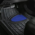 thumbnail image 4 of FH Group New 4pcs Floor Mats Set For Car Truck Mat Set Blue with Free Gift, 4 of 6