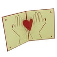 thumbnail image 4 of MERRYHAPY 1Set Red 3D Heart Greeting Card for Mothers Day Interesting, 4 of 8