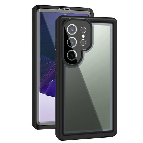 SOATUTO for Samsung Galaxy S23 Ultra Case Waterproof,Built-in Screen Protector Full Protection Heavy Duty Shockproof Anti-Scratched Rugged Case for Galaxy S23 Ultra 5G 6.8'' 2023 Black