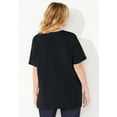 thumbnail image 2 of Catherines Women's Plus Size Easy Fit Short Sleeve Scoopneck Tunic, 2 of 3
