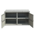 thumbnail image 6 of Patiojoy Outdoor Rattan Storage Box Patio Wicker Storage Bin Cabinet 88 Gallon Gray, 6 of 9