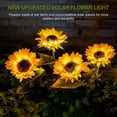 thumbnail image 3 of Led Solar Sunflower Lights Ip65 Waterproof Outdoor Landscape Lamp Decor, 3 of 8