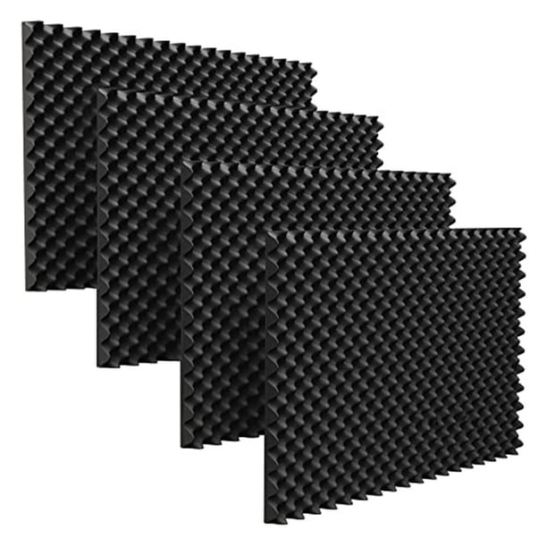 24 Pack Acoustic Foam Panels Fireproof Soundproofing Treatment Wall