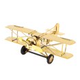 thumbnail image 1 of Biplane Aircraft Model, Vintage Iron Plane Model Collectible Airplane Desktop Decoration For Home Office Cafe Gallery, 1 of 7