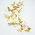 thumbnail image 7 of Promotion Sale! Nomeni Home Wall Stickers 3D Hollow Butterfly Decal Removable Art Wall Sticker Mural Room Decor 12Pcs/Set Clearance Sale Gold, 7 of 7