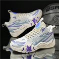 thumbnail image 2 of Novetra Men's Basketball Shoes Walking Running Breathable Comfortable Sneakers - COLOURED_4, 2 of 5