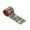 E, variant on Lksixu 4 Pcs Christmas Ribbon Wired 5 Yards 2.5 inch Red and Green Polka Dots Burlap Wired Edge Ribbon, Glitter Christmas Tree Decorative Ribbon Christmas Decorations for Gift Wrapping Bows Wreaths