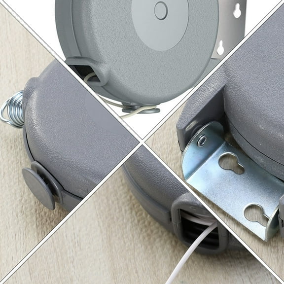 Stri 12 Meters Clothes Hanging String Retractable Clothesline Clothes Hanging Rope