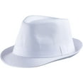thumbnail image 2 of Dress Up America Unisex-Adult's White Fedora Hat, 2 of 4