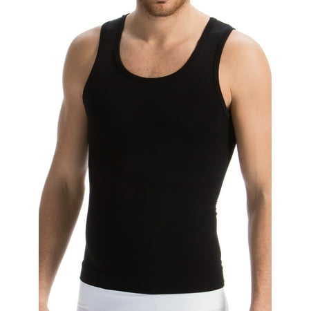 

FarmaCell Man 417B (Black XXL) Men’s Body Shaping Vest with light and refreshing BREEZE yarn 100% Made in Italy
