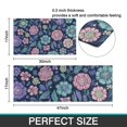 thumbnail image 7 of Pioneer Flower Floral Print Pattern Kitchen Rugs Sets Of 2,Anti Fatigue Kitchen Mat Rugs Non Slip Washable,Decorative Kitchen Floor Mats for Kitchen,Sink,Laundry,17"x30"+17"x47", 7 of 7