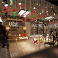thumbnail image 4 of Adornos navideños para ventanas, pegatinas electrostáticas de nieve con purpurina, adornos navideños de vidrio, decoraciones para fiestas navideñas, 4 of 4