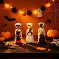thumbnail image 4 of Miwamany 100pc Halloween Candy Gift Bags, Plastic Pumpkin Ghost Bat Treat Pouches with Ties, Waterproof Goodie Bags for Party Favors, Trick or Treat, Popcorn Cookie Wrapper, 4 of 6