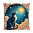 thumbnail image 3 of Dreamy Cat Theme Stickers, Waterproof Cat Theme Sticker for Water Bottle Laptop Phone Cases Planner Skateboard Luggage Helmet Party Favor Decor, Ideal for Adults Teens Teacher Rewards, 3 of 9