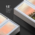 thumbnail image 4 of wall26 Canvas Print Wall Art Window View Orange Sunset Mountain Lake Forest Wilderness Nature Photography Realism Scenic Landscape Colorful Multicolor for Living Room, Bedroom, Office - 32"x48&q, 4 of 5