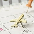 thumbnail image 4 of Airplane Push Pins Golden Metal 24Pcs 0.8In Decorative Element Office Use, 4 of 8