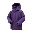 thumbnail image 3 of Zecgelong Girls Winter Down Jacket Warm Thickened Thermal Coat Windproof Cold Weather Outerwear For Toddler Kids Youth, 3 of 6