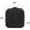 thumbnail image 2 of StyleSack Rhinestone Box Clutch Purse for Women - Sparkling Evening Bag, Novelty Party Purse with Chain, 2 of 2