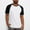 White, variant on Vetsdori Mens Workout Shirts Athletic Brown Pullover Patchwork Short Sleeve Travel Fashion Cew Neck T-Shirts for Men Big and Tall