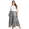 thumbnail image 1 of Pantalon estilo palazzo Roman Fashion /Tallas Extras, 042 (Gris obscuro) gris 40, 1 of 6