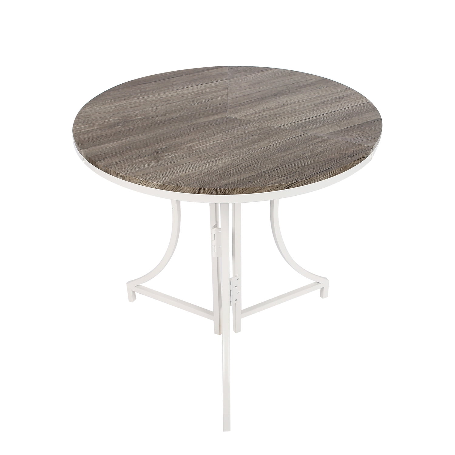 SpaceMaster Folding Bistro Table in White