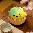 thumbnail image 3 of Giant Glitter Dumpling Squishy, Squishy Dumpling Fidget Toy, Bao Bun Squishy Squeeze Toy with Steamer for Stress Relief, 3 of 5
