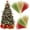 Red,Gold,Green, variant on White Berry Picks,Christmas Artificial Glitter Berry Stem Decoration, 17 Inch Artificial Christmas Picks for Christmas Tree Ornaments, White Berries Decorative Picks Christmas (10 Pack,White)
