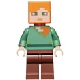 thumbnail image 3 of Miniset LEGO Minecraft de juguete: minifigura de Alex con lobo, 3 of 7