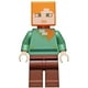 thumbnail image 3 of Miniset LEGO Minecraft de juguete: minifigura de Alex con lobo, 3 of 7