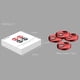 thumbnail image 2 of 4 protectores de motor impermeables para tapa de motor para DJI Mini 3 Pro (rojo)., 2 of 8