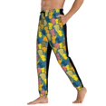 thumbnail image 3 of Kdxio Retro Boho Elephants Pattern Joggers,Sweatpants for Men with Pockets-XX-Large, 3 of 5