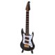 thumbnail image 3 of Modelo de guitarra de material plástico, mini instrumento musical, adorno de escritorio con soporte y caja de almacenamiento, 3 of 14