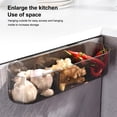 thumbnail image 4 of Estante de almacenamiento Ounissouiy cocina compartimentos transparentes negro transparente, 4 of 6