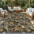 thumbnail image 3 of Fsddascl Brown Fall Maple Leaves Outdoor Rug for Patio/Deck/Porch, Non-Slip Large Area Rug 5 x 8 Ft, Branches Wood Tree Forest Indoor Outdoor Rugs Washable Area Rugs, Reversible Camping Rug Carpet, 3 of 5