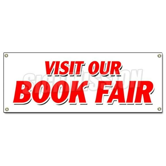 18 x 48 in. Visit Our Book Fair Banner Sign