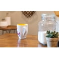 thumbnail image 5 of DEMDACO Dean Crouser Butterfly Flock Watercolor Yellow 16 Ounce Glossy Ceramic Stoneware Animal Mug with Easy Grip Handle, 5 of 6