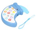 thumbnail image 3 of Teléfono celular de juguete para bebé, teléfono para niños, juguete musical con forma de luna, teléfono inteligente educativo de aprendizaje temprano, rendimiento de primera categoría, 3 of 14