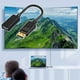thumbnail image 3 of Wartleves Cable adaptador compatible con DP a HDMI Full HD Display Port macho a hembra☪, 3 of 6