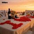 thumbnail image 5 of 1000pcs Realistic Artificial Rose Petals - Durable Plastic Flower Petals for Wedding, Valentines Day & Party, Romantic Table Decor for Events, Soft Fake Petals to Create Romantic Atmosphere, Red, 5 of 6