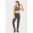 thumbnail image 2 of DailyWear Womens Juniors Lightweight Soft Cotton Jogger Pants Charcoal, Large, 2 of 4