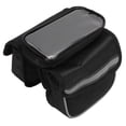 thumbnail image 4 of Bike Frame Bag, Reflective Tapes Durable Material Bicycle Bag  For DIY For Bike For Cycling Black, 4 of 8