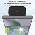 thumbnail image 2 of JOZASHON 45W Fast Charger with 6FT USB-C Cable, 2-Pack Type-C Block for Samsung Galaxy S24, iPad, Android, 2 of 7