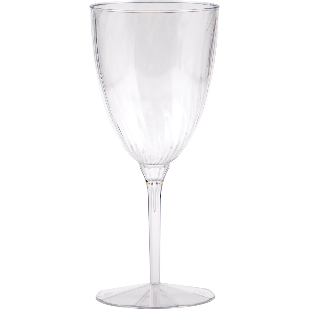 1 Piece 8 oz Plastic Square Wine Glasses,Pack of 6,12 packs 