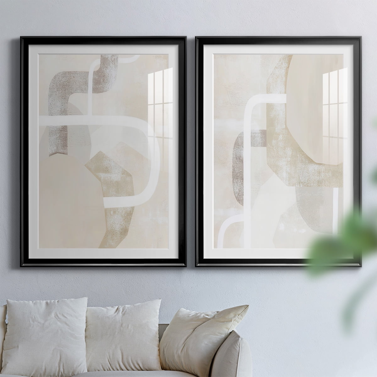Wexford Home Quiet Affection I Premium Framed Print, 26.5" x 36.5" - Ready to Hang, Black (Set of 2)