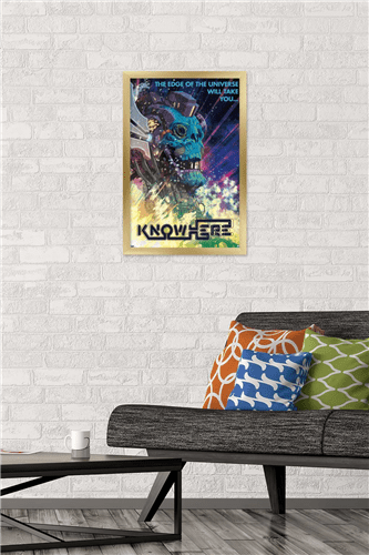 Marvel: Hero Lands - Knowhere Wall Poster, 14.725" x 22.375" Framed