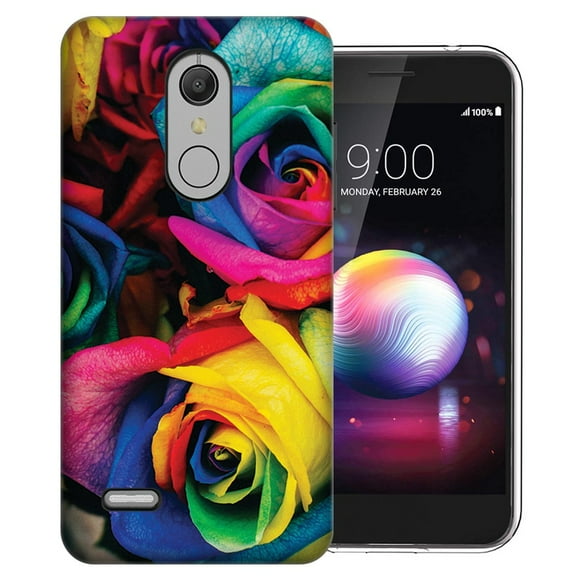 MUNDAZE LG Stylo 5 Colorful Roses Design Phone Case Cover