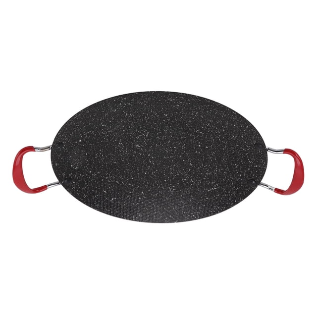 Korean BBQ Grill Pan, Non Stick Cast Iron Griddle Pan For Stove Top, Baking Pan With Handles, Fast Heating Barbecue Plate Stove Top Grill Indoor Outdoor Rills, Gas Ceramic Stove