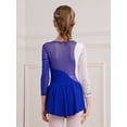 thumbnail image 7 of Alvivi Kids Girls Ballet Dance Gymnastics Leotard Figure Skating Dress 6-16 Royal Blue 10, 7 of 7