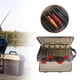 thumbnail image 4 of Caja de aparejos de pesca de doble cara, 10 rejillas, señuelos de pesca visibles, anzuelos de calamar, anzuelos, caja de almacenamiento de accesorios, 4 of 8