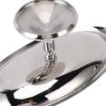 thumbnail image 2 of 304 Stainless Steel Oval Footed Dessert Bowl Metal Ice Cream Cup Fruit Pudding Serving Dish for Party, 2 of 9